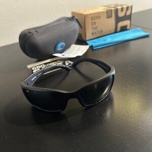 Costa Blackfin BL 11 Sunglasses Polarized 580P - Matte Black Frame w/Case (NEW)